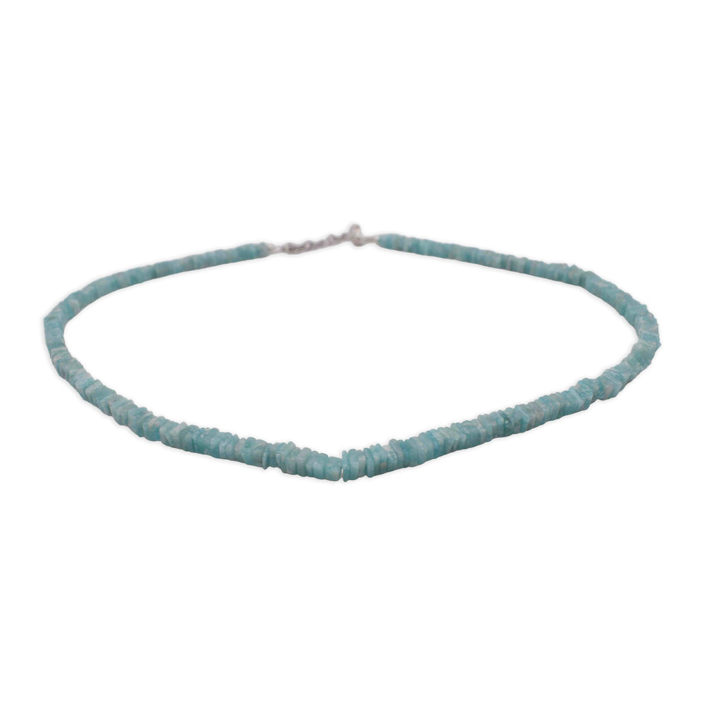 Amazonite-Heishi-Necklace