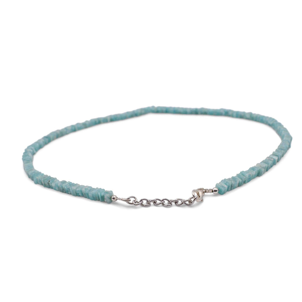 Amazonite-Heishi-Necklace
