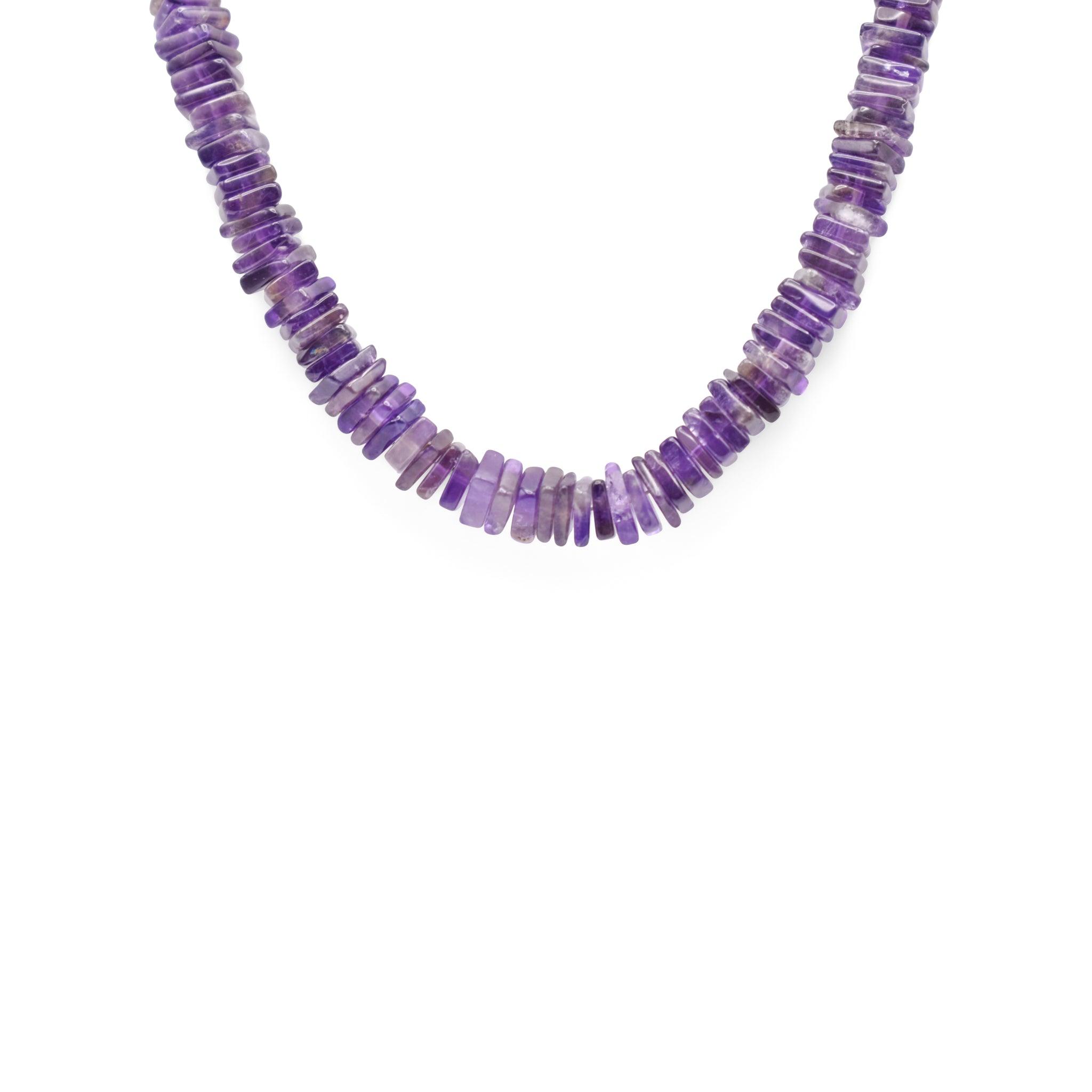 Amethyst-Heishi-Necklace