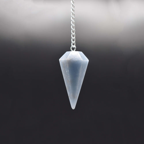 Angelite Pendulum - Mystic Gleam