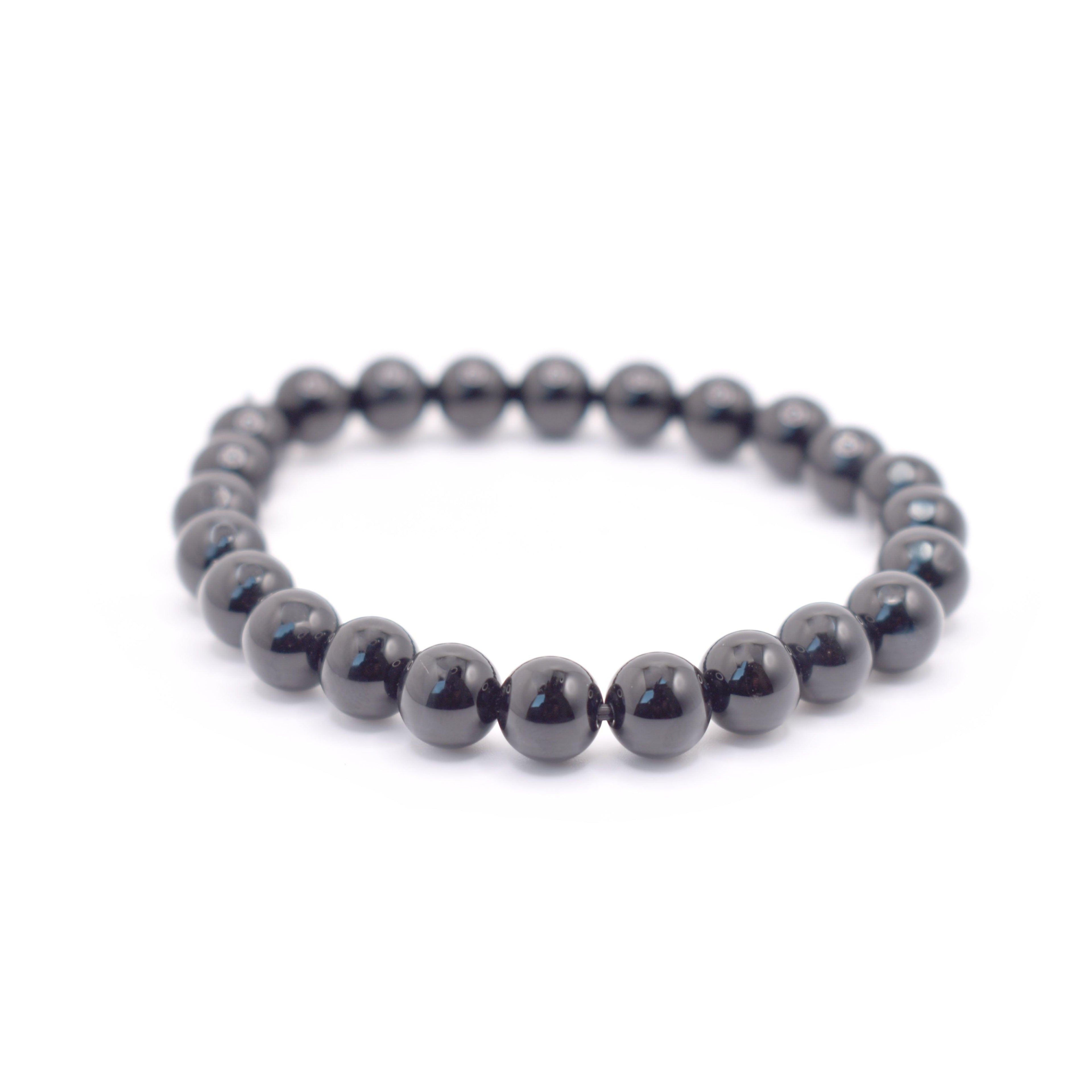 Black Onyx Bracelet (Polished) - Mystic Gleam