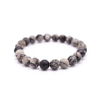 Black Picasso Jasper Bracelet - Mystic Gleam