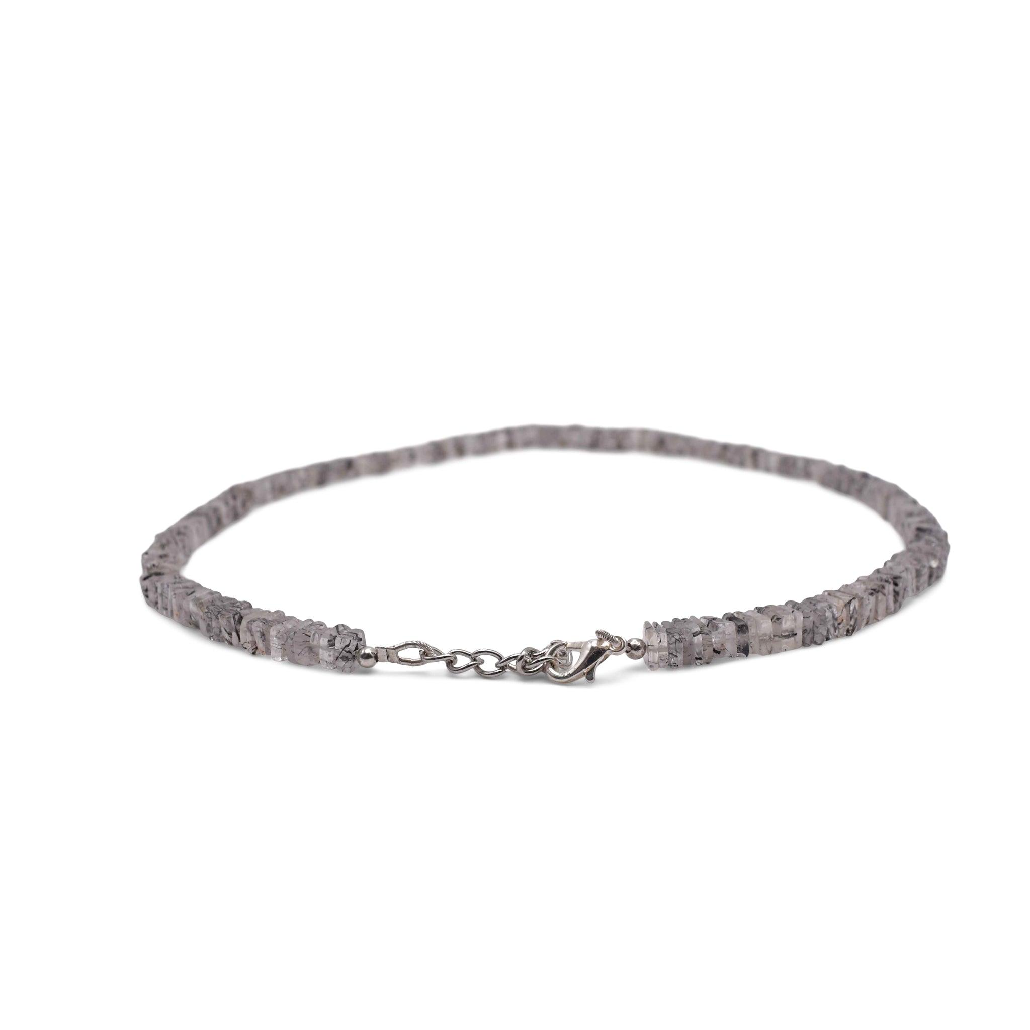 Black-Rutile-Heishi-Necklace