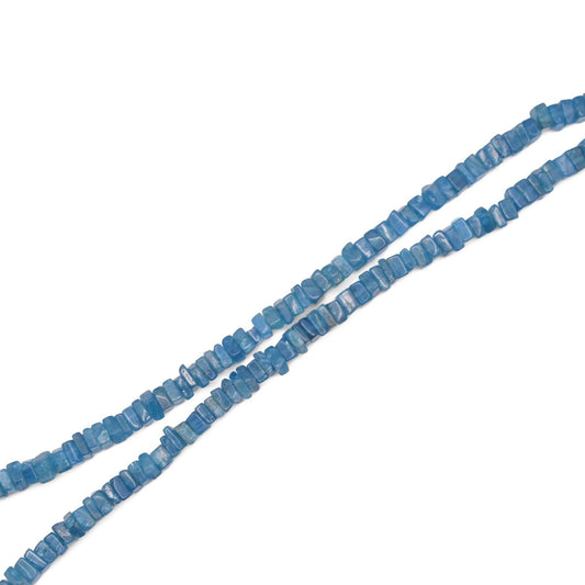 Blue-Apatite-Heishi-Beads