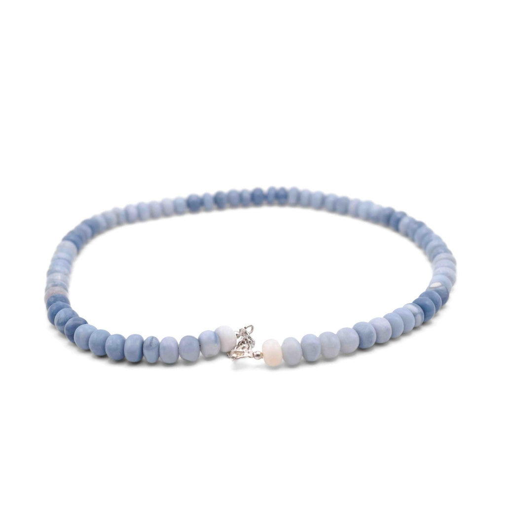 Blue Opal Necklace - Mystic Gleam