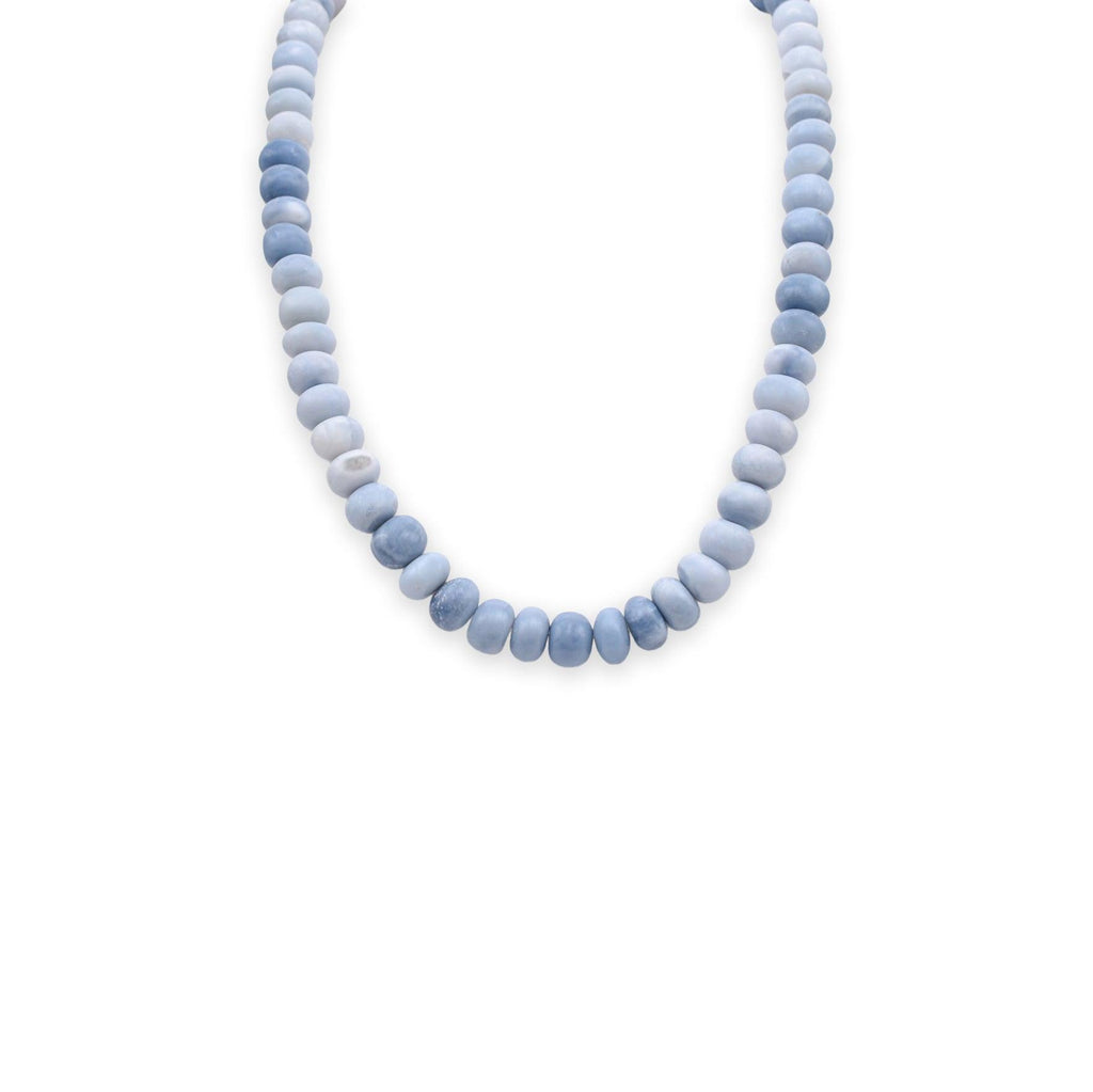 Blue Opal Necklace - Mystic Gleam