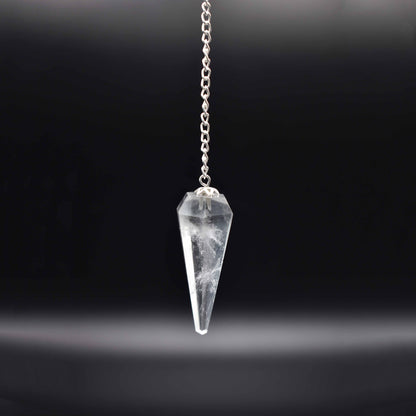 Crystal Quartz Pendulum - Mystic Gleam
