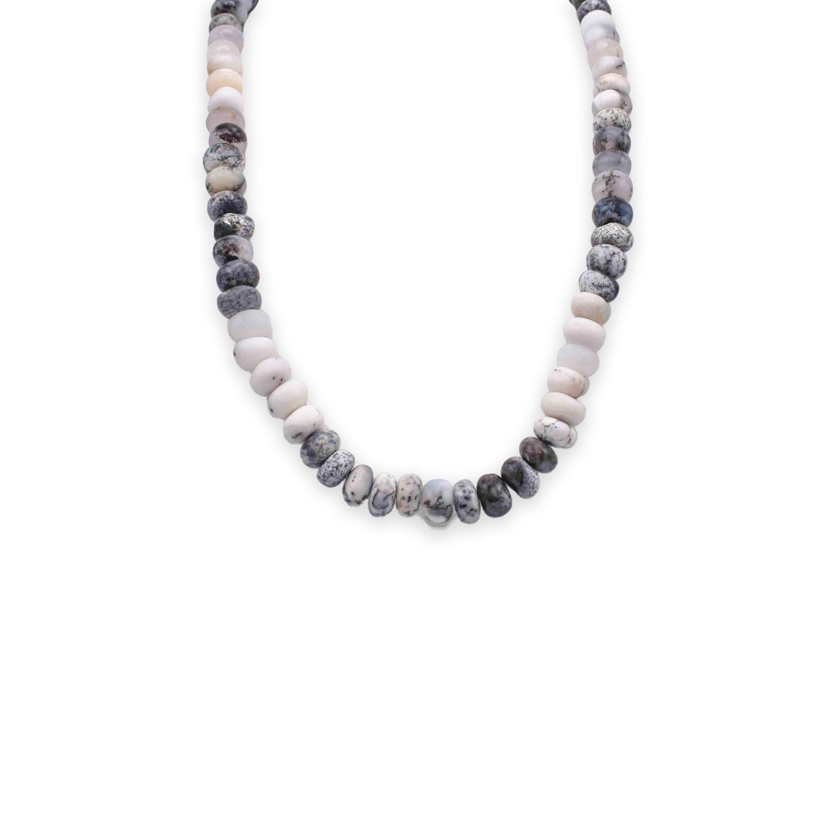 Dendritic Agate Necklace - Mystic Gleam