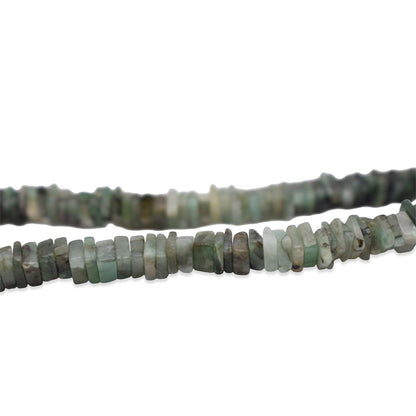 Emerald Heishi Beads - Mystic Gleam