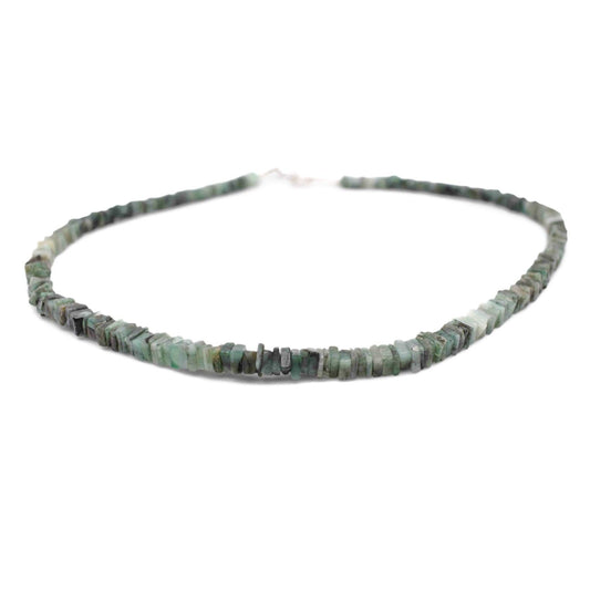 Emerald Heishi Necklace - Mystic Gleam