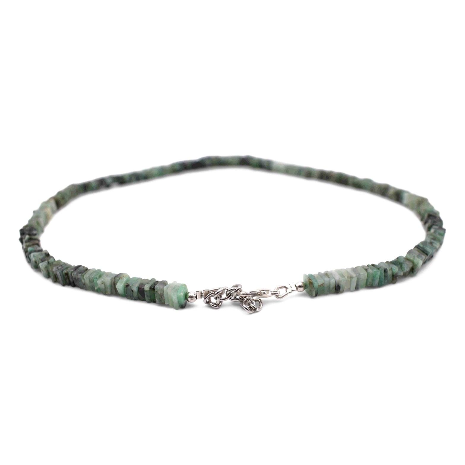 Emerald Heishi Necklace - Mystic Gleam