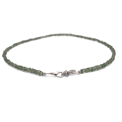 Green Apatite Heishi Necklace - Mystic Gleam