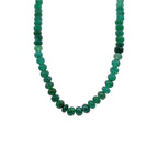 Green Onyx Faceted Cut Stone Necklace - Mystic Gleam