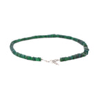 Green Onyx Heishi Necklace - Mystic Gleam