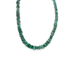 Green Onyx Heishi Necklace - Mystic Gleam