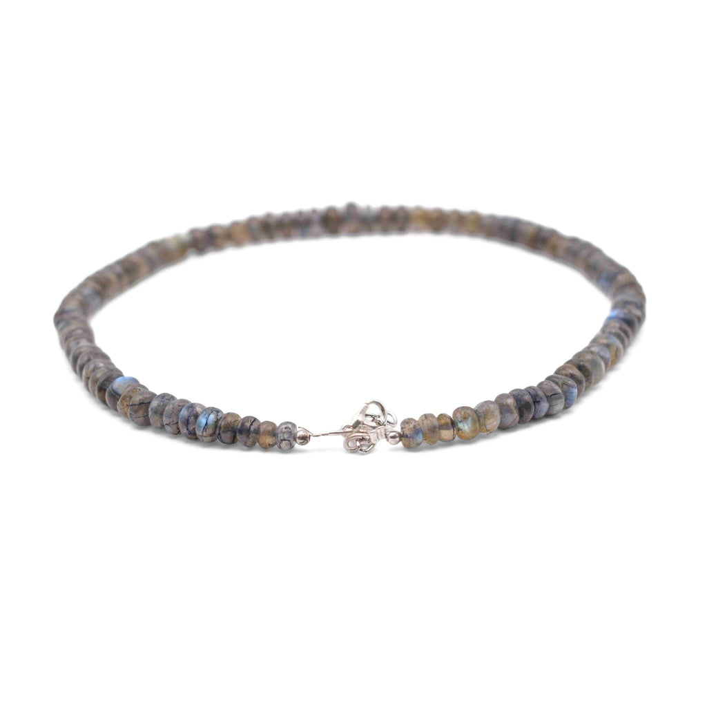 Grey Moonstone Necklace - Mystic Gleam