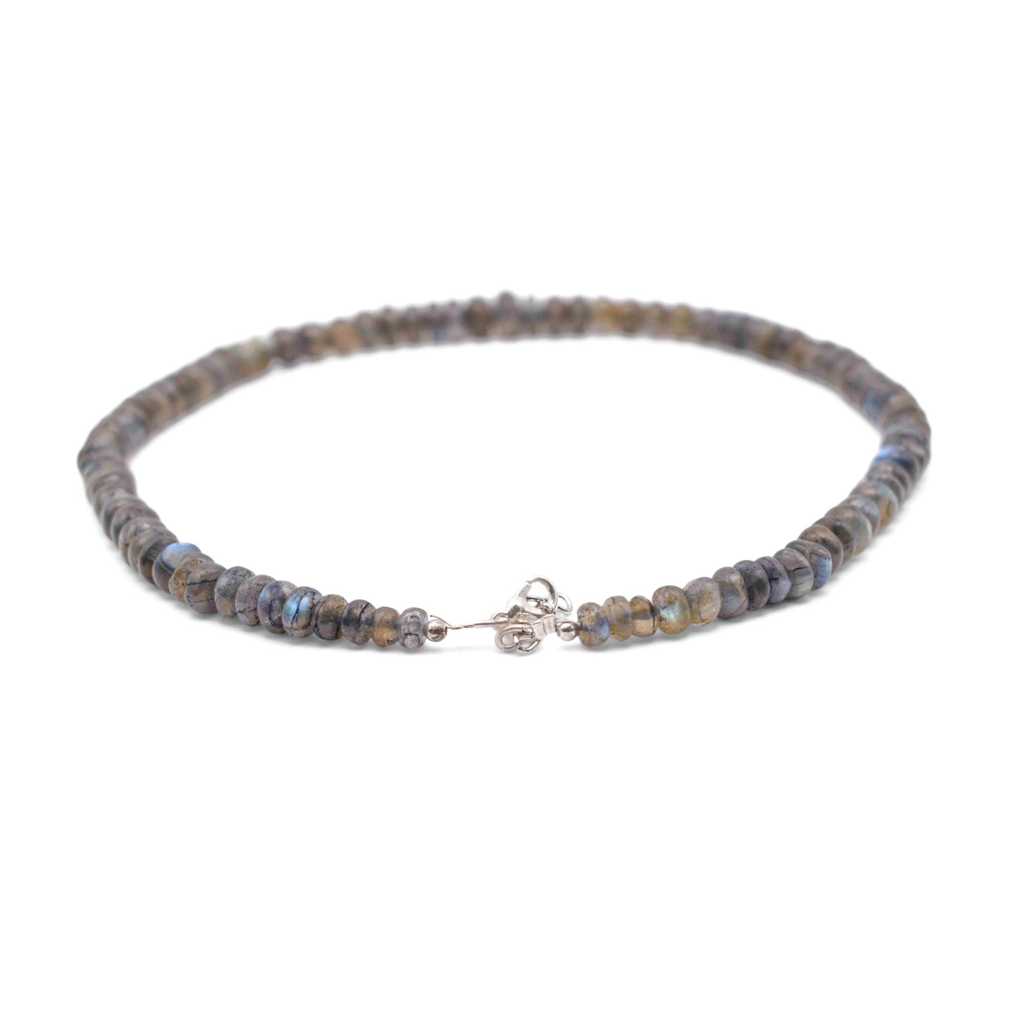 Grey Moonstone Necklace - Mystic Gleam