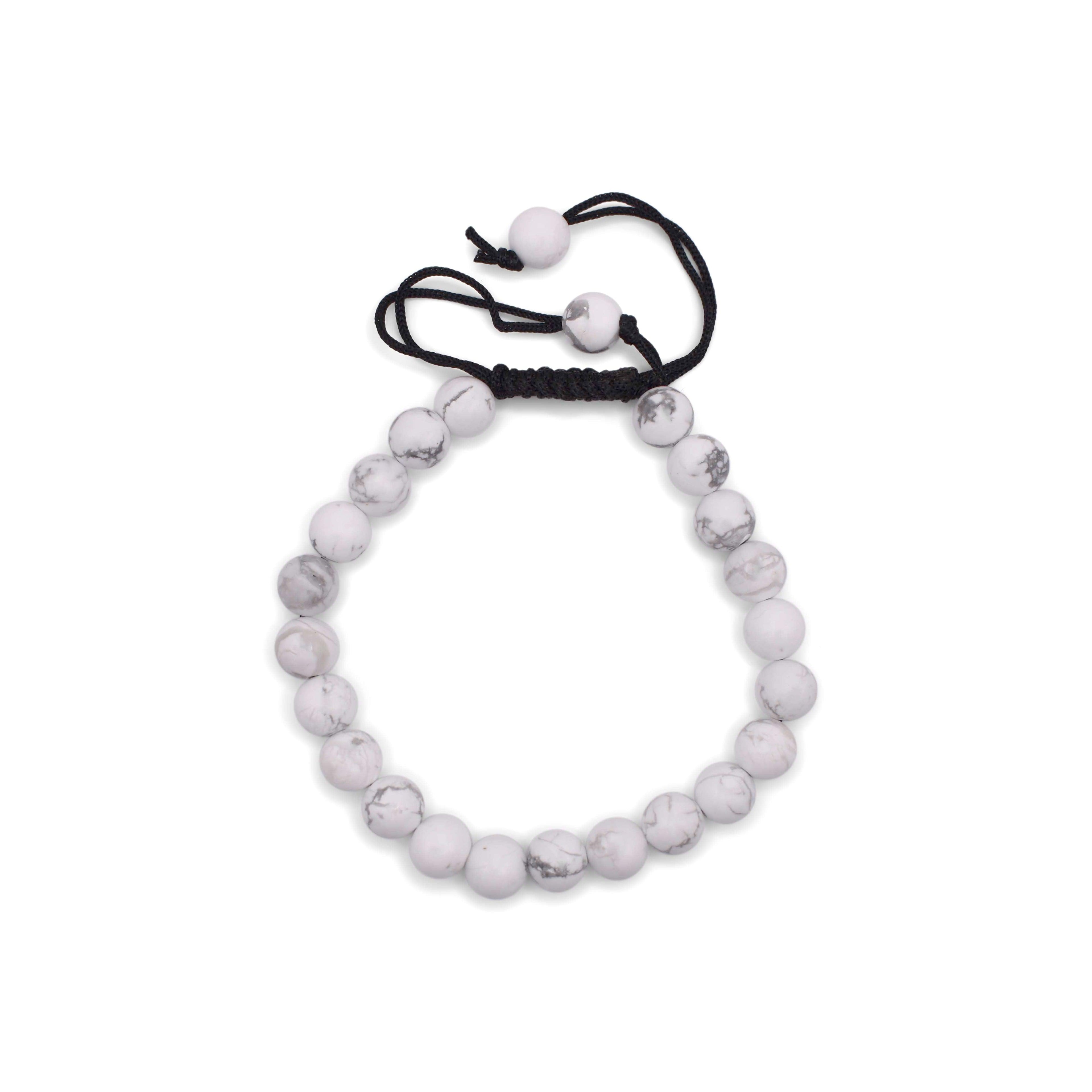 Howlite Adjustable Bracelet - Mystic Gleam