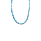 howlite Turquoise cut on jewelry display 