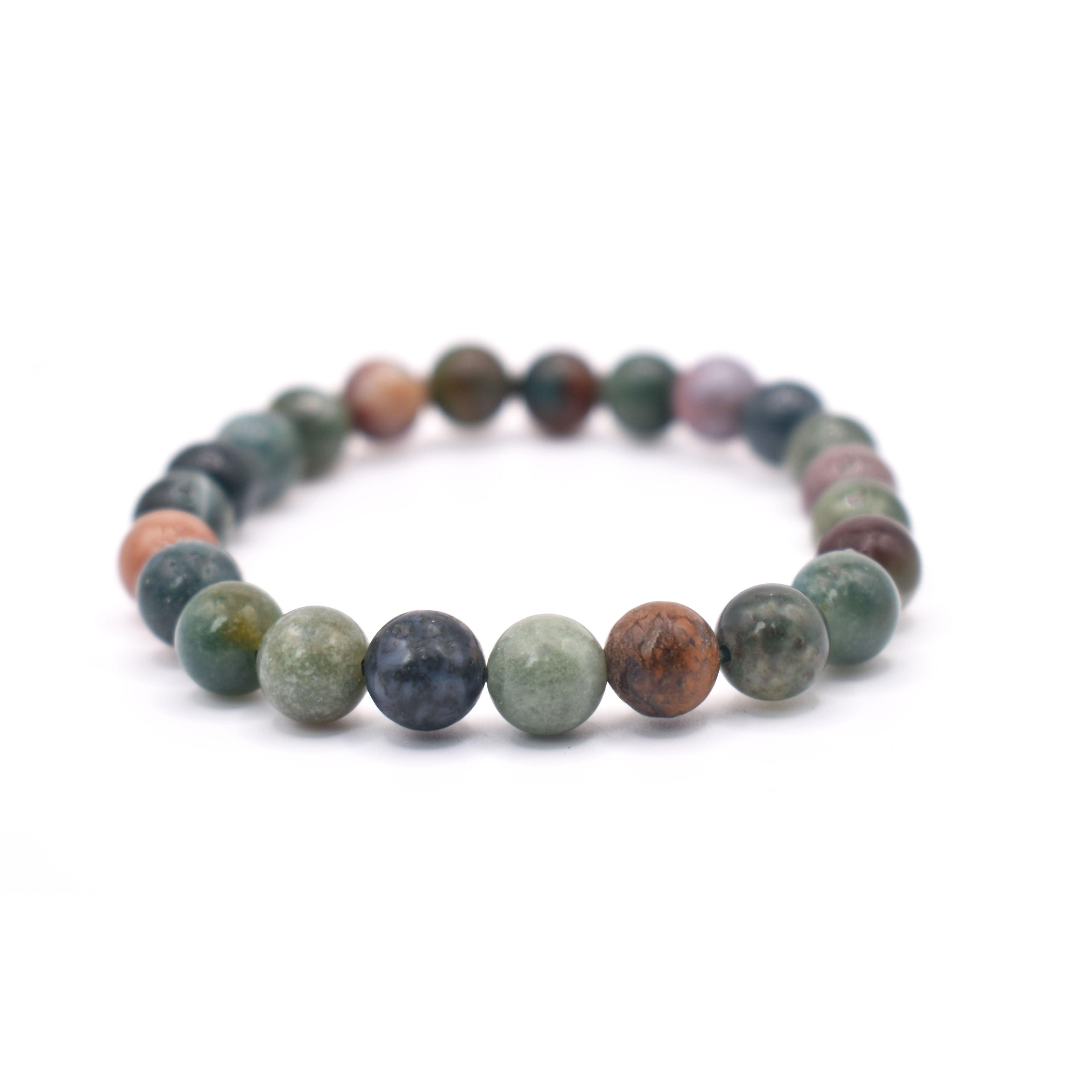 Indian Agate Bracelet - Mystic Gleam