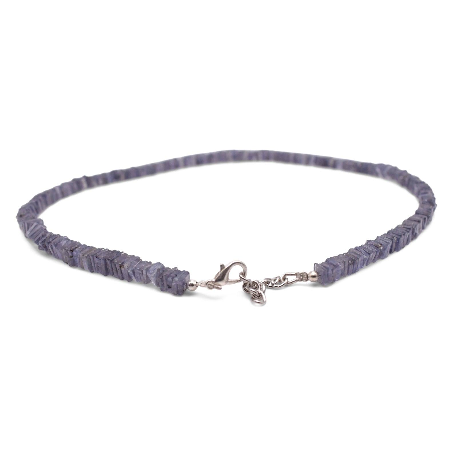 Iolite Heishi Necklace - Mystic Gleam