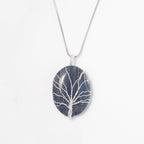 Iolite Wire Wrapped Pendant - Mystic Gleam