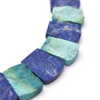 Lapis Lazuli and Chrysocolla Big Necklace - Mystic Gleam