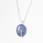 Lapis Lazuli Wire Wrapped Pendant - Mystic Gleam