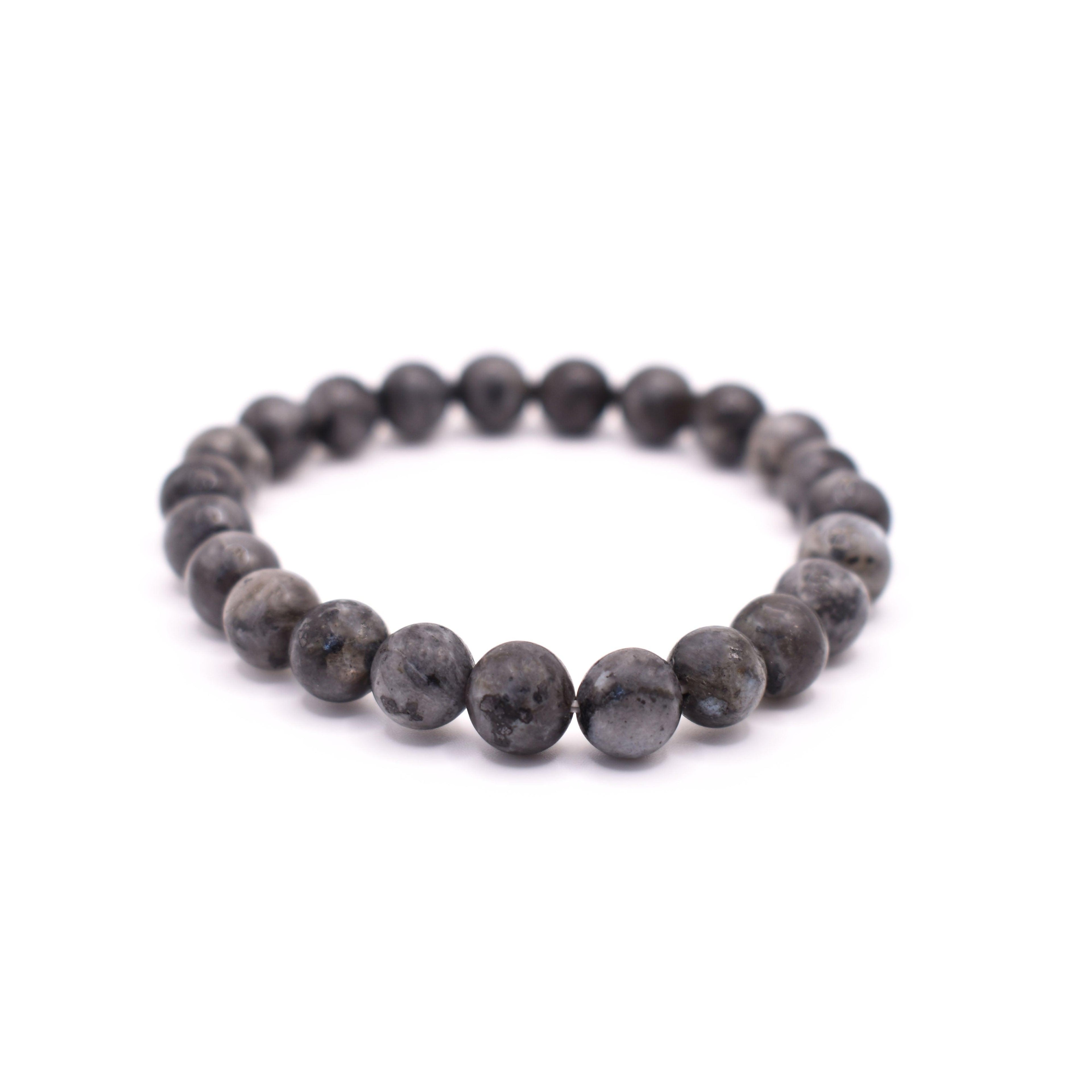Larvikite Jasper Bracelet - Mystic Gleam