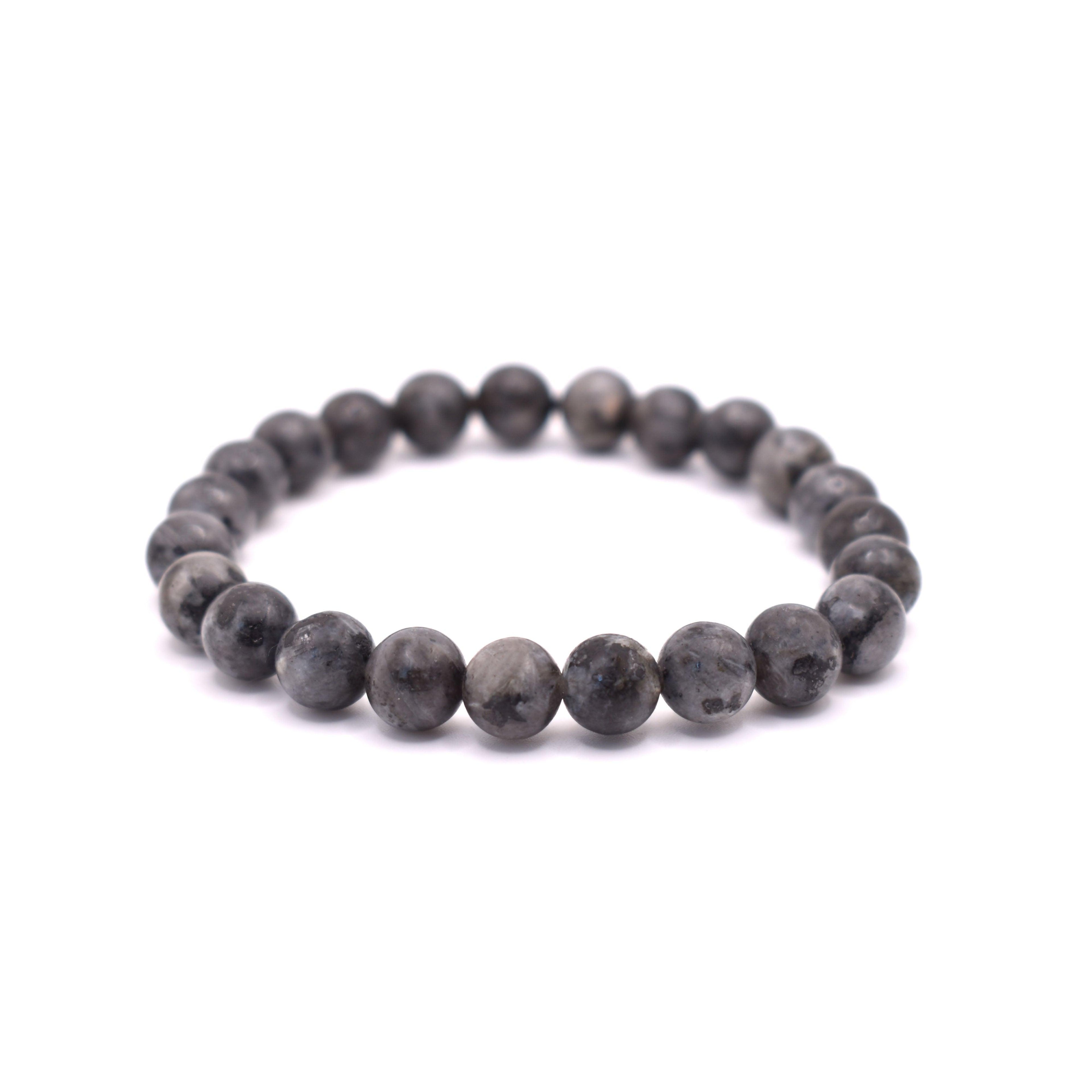 Larvikite Jasper Bracelet - Mystic Gleam