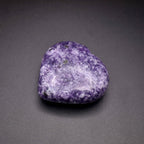 Lepidolite Heart - Mystic Gleam