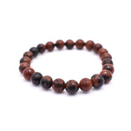 Mahogany Obsidian Bracelet - Mystic Gleam