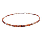 Mexican Fire Cleaning Heishi Necklace - Mystic Gleam