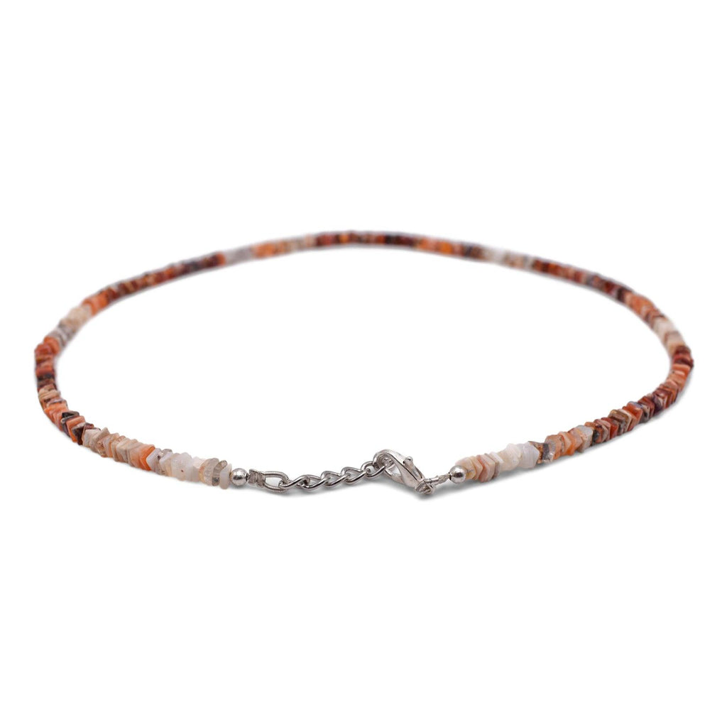 Mexican Fire Cleaning Heishi Necklace - Mystic Gleam
