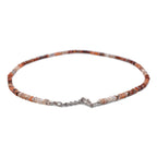 Mexican Fire Cleaning Heishi Necklace - Mystic Gleam