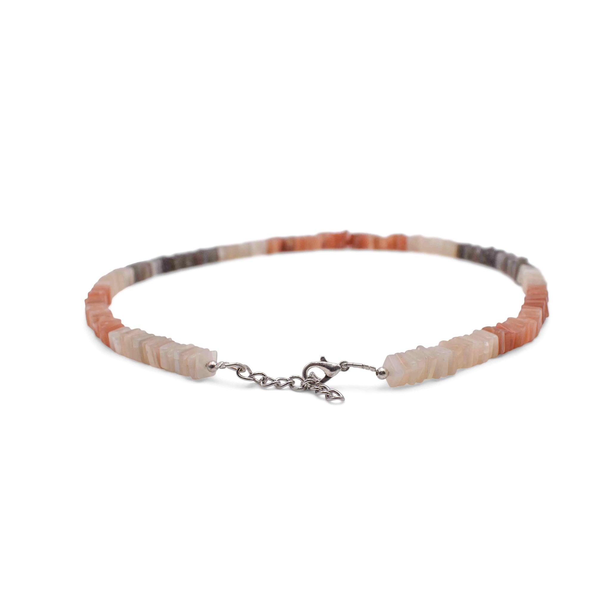 Multi Moonstone Necklace - Mystic Gleam