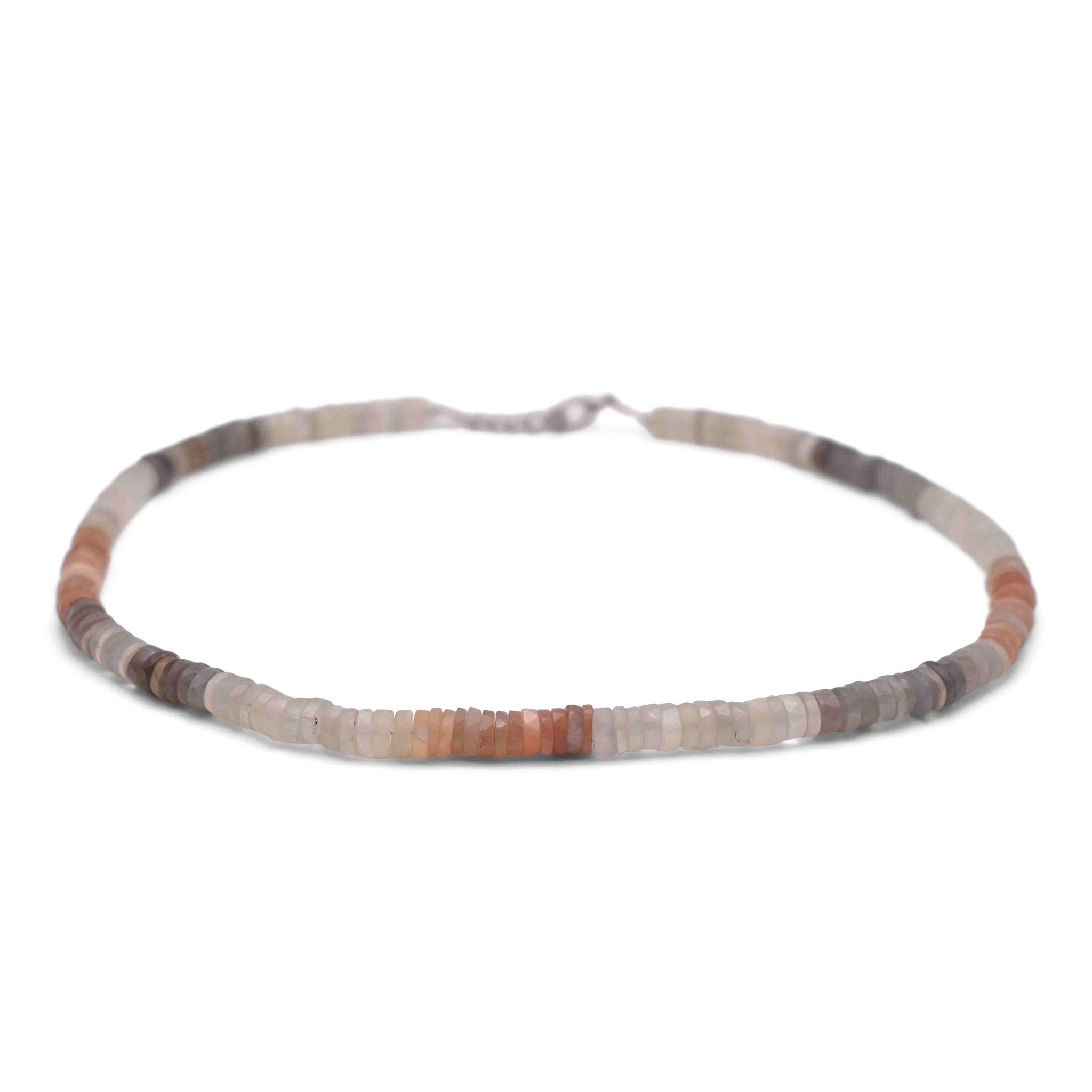 Multi Moonstone Necklace - Mystic Gleam