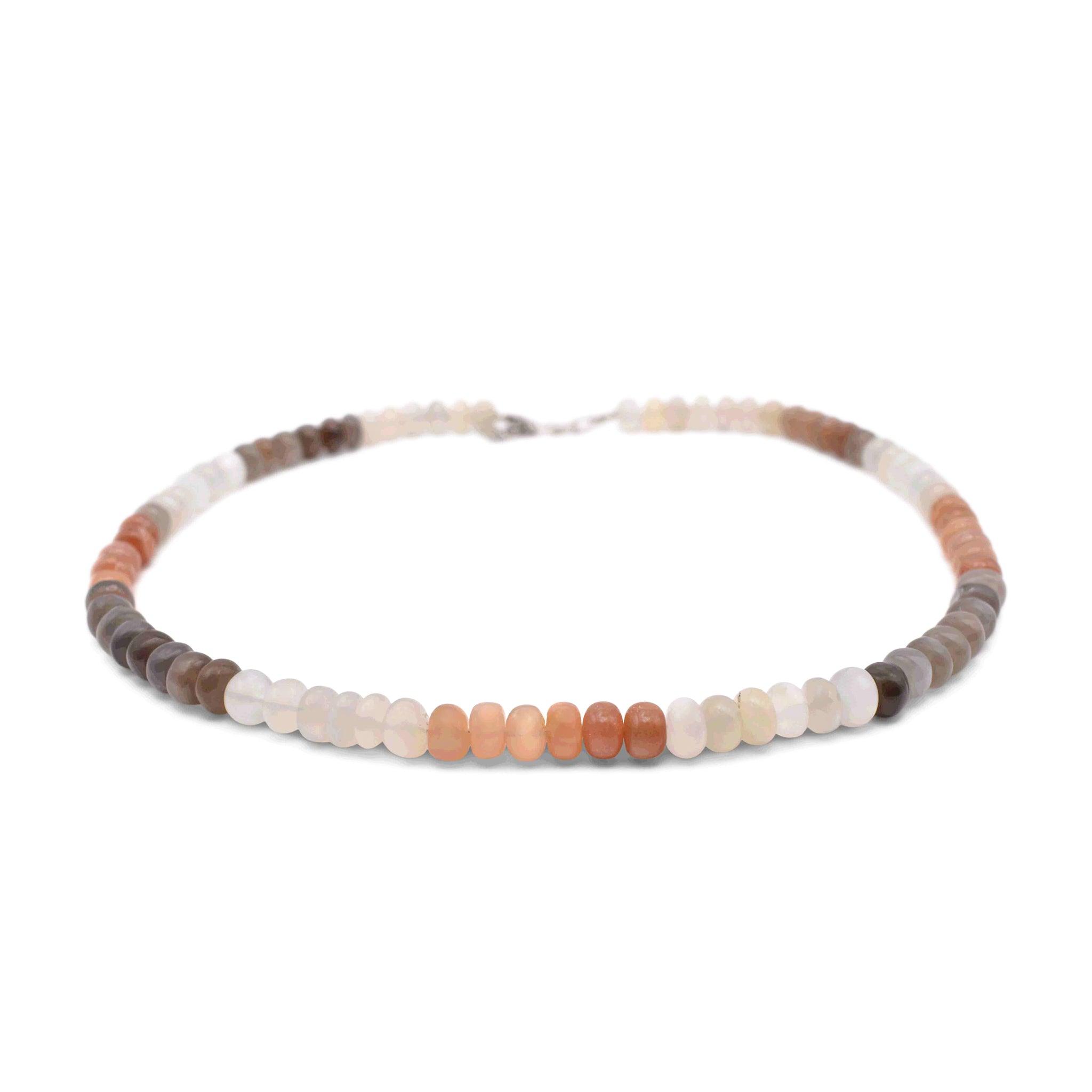Multi Moonstone Necklace - Mystic Gleam