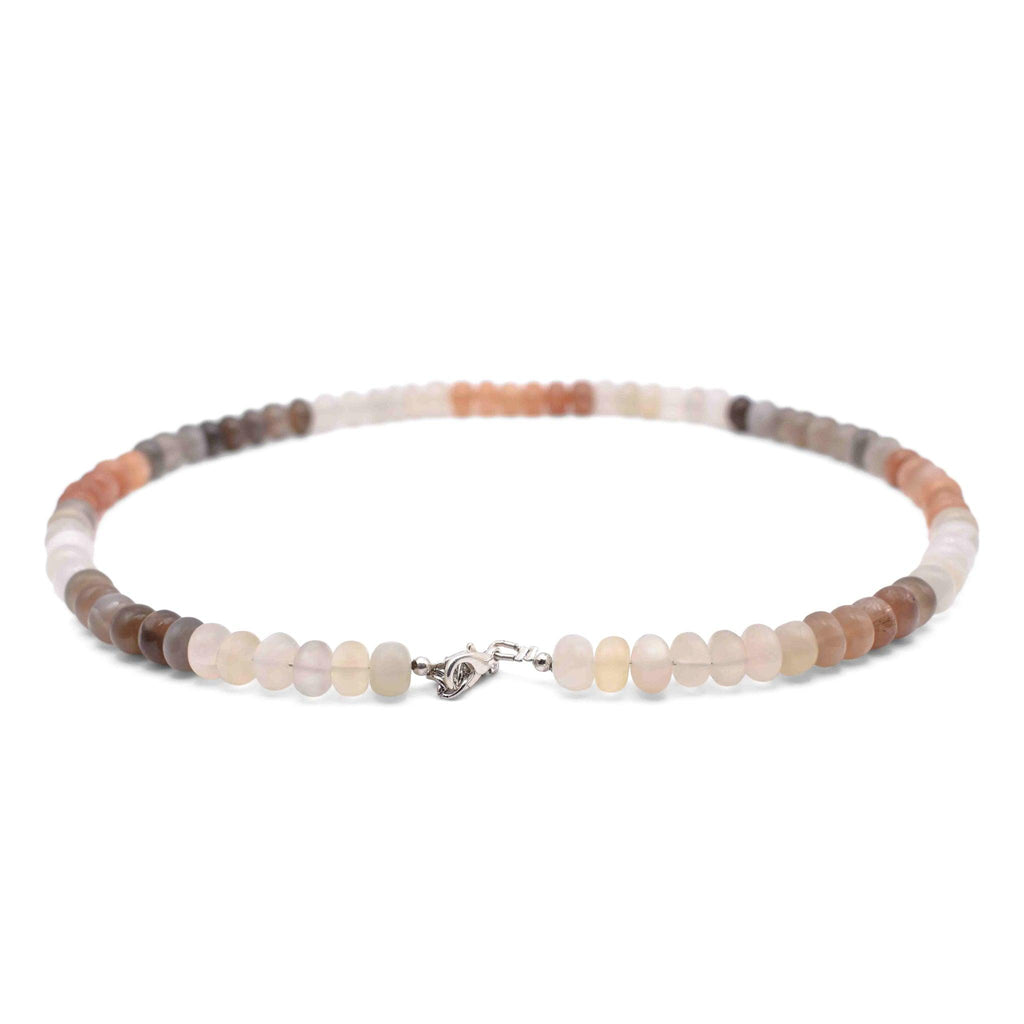 Multi Moonstone Necklace - Mystic Gleam