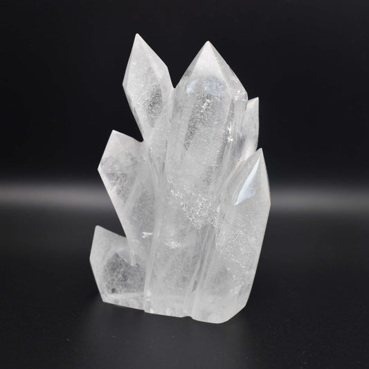 Natural Polished Crystal Quartz 4.8 Inch - Mystic Gleam