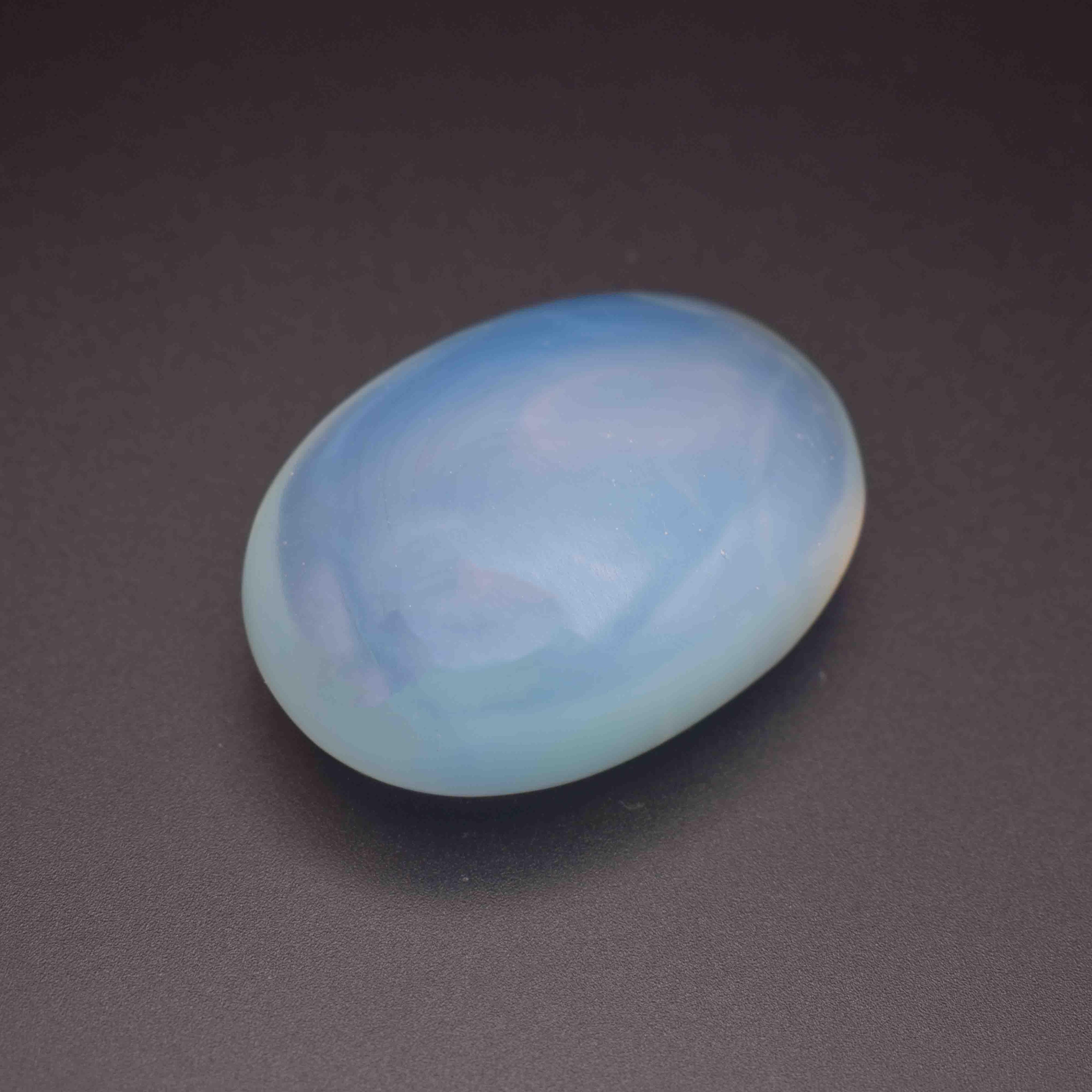 Opalite Palm Stone - Mystic Gleam
