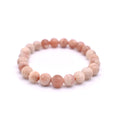 Peach Moonstone Bracelet - Mystic Gleam