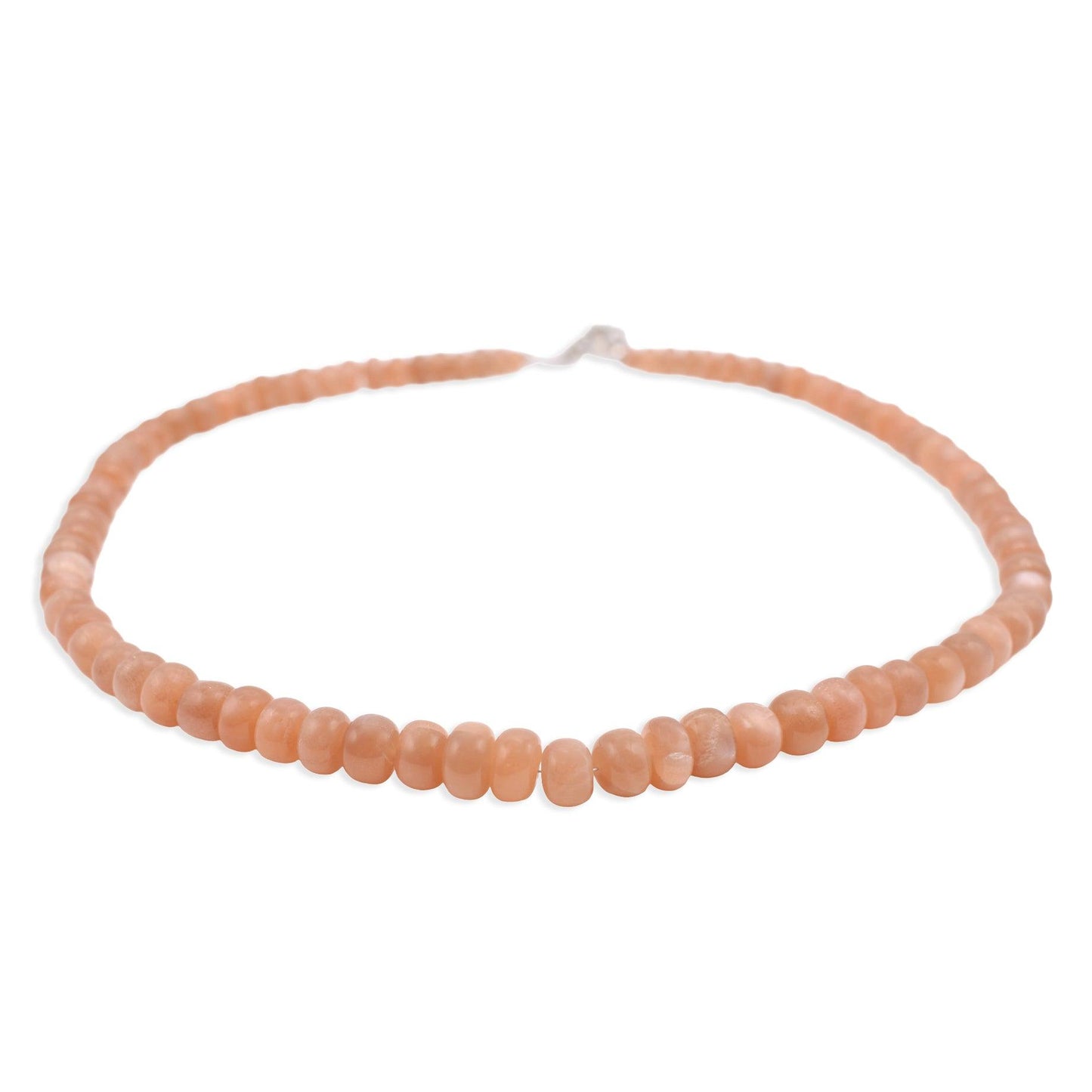 Peach Moonstone Necklace - Mystic Gleam