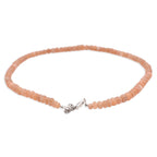 Peach Moonstone Necklace - Mystic Gleam