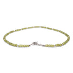 Peridot Faceted Cut Stone Necklace - Mystic Gleam