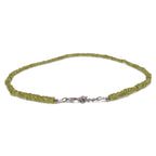 Peridot Heishi Necklace - Mystic Gleam