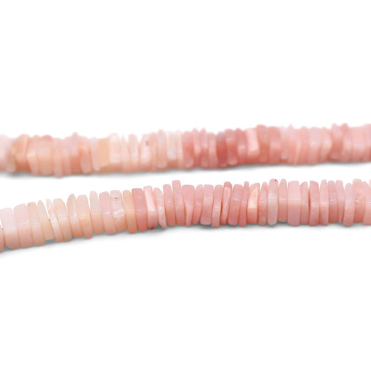 Pink Opal Heishi Beads - Mystic Gleam