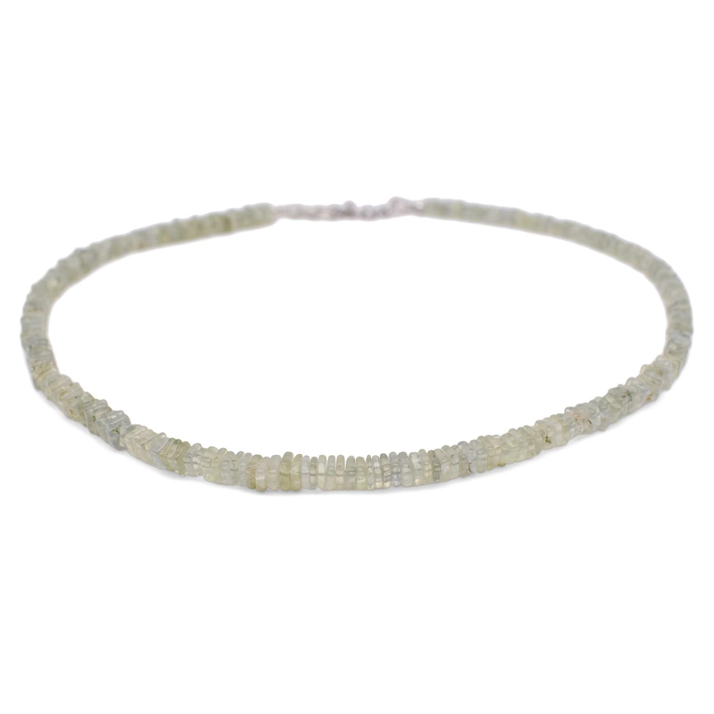 Prehnite Necklace - Mystic Gleam