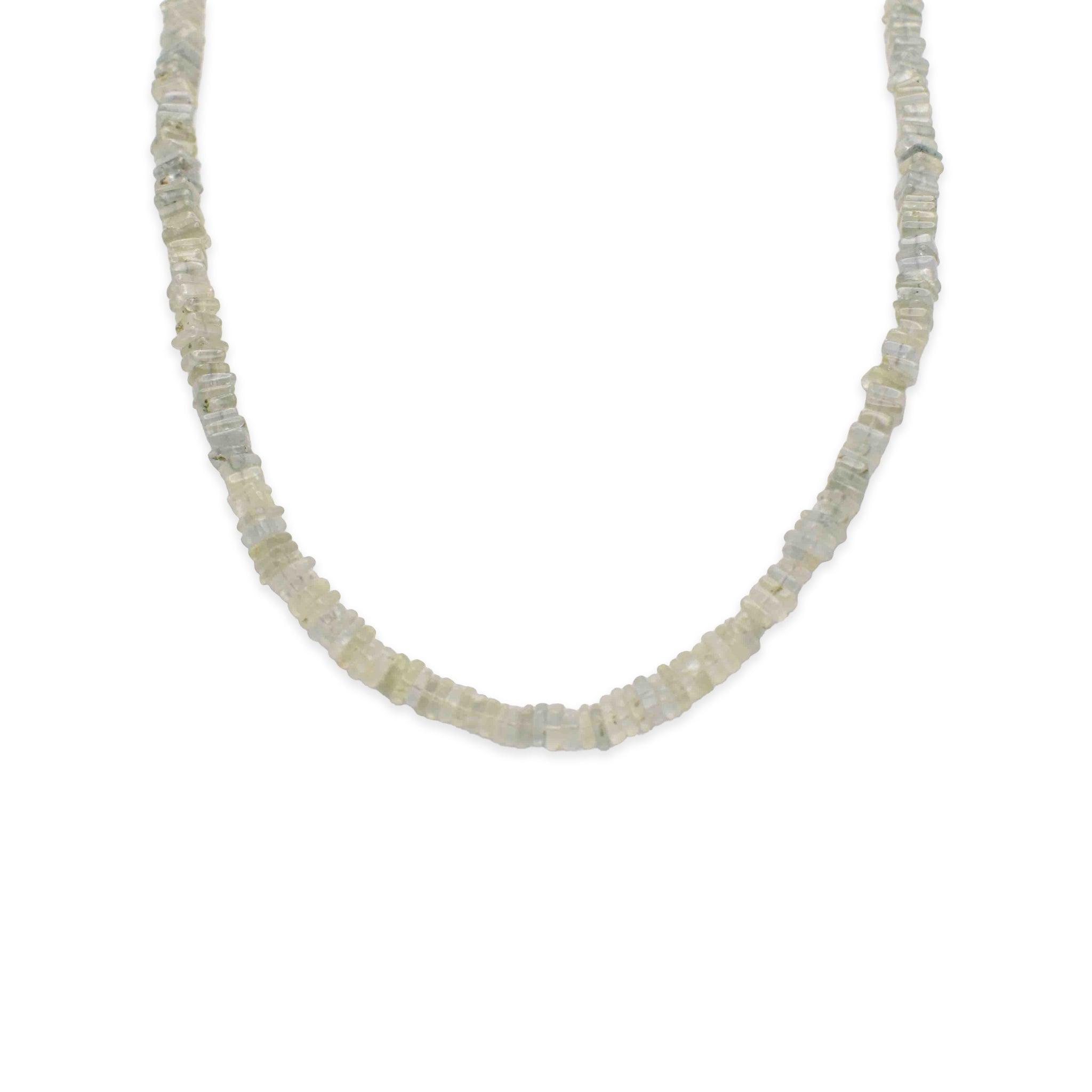 Prehnite Necklace - Mystic Gleam