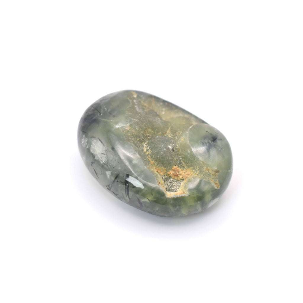 Prehnite Palm Stone - Mystic Gleam